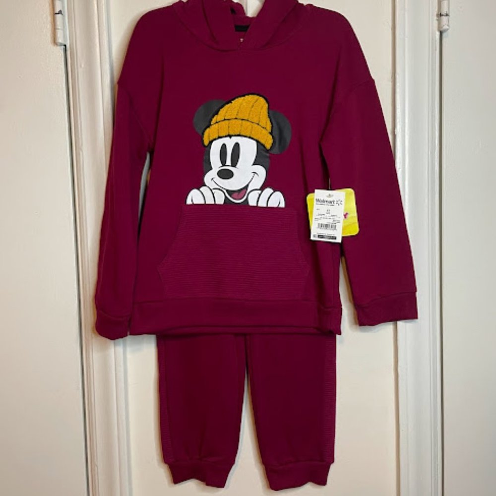 Mickey Mouse Hoodie and Joggers Set Boys 5T